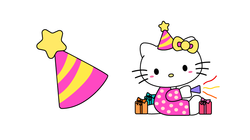 Hello Kitty and Pink Flower cursor – Custom Cursor